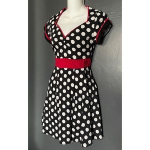 Sourpuss Polkadot Dollface Dress